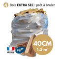 Leña 40 cm – Paquete en palé – 1,3 m³ – Extra seca