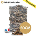 Leña de 50 cm – Paquete sobre palé – 1,3 m³ – Extra seca