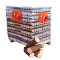 Wooday Briquetas de madera – 96 paquetes de 5 briquetas